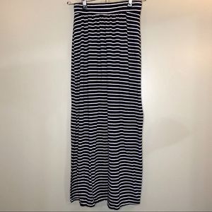 Zara TRF Navy Blue Maxi Skirt S